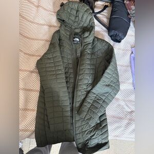 The North Face Women's Green Quilted Puffer Jacket